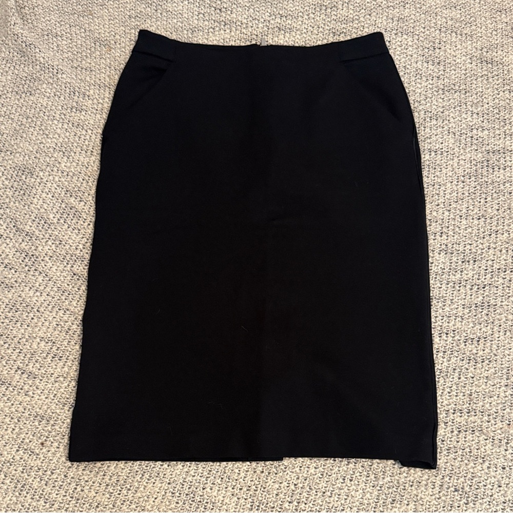 A New Day Black Pencil Skirt with Pockets – Size 4 - Picture 1 of 4